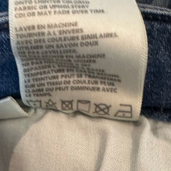 L'Agence Chantal Low Rise Skinny Medium Wash Cotton Blend Stretch Jeans 28 NWT - Picture 8 of 10